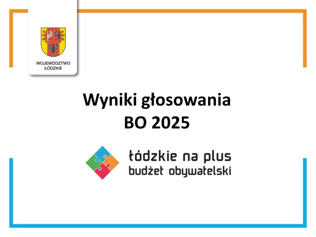 Znamy wyniki Budżetu Obywatelskiego Województwa Łódzkiego