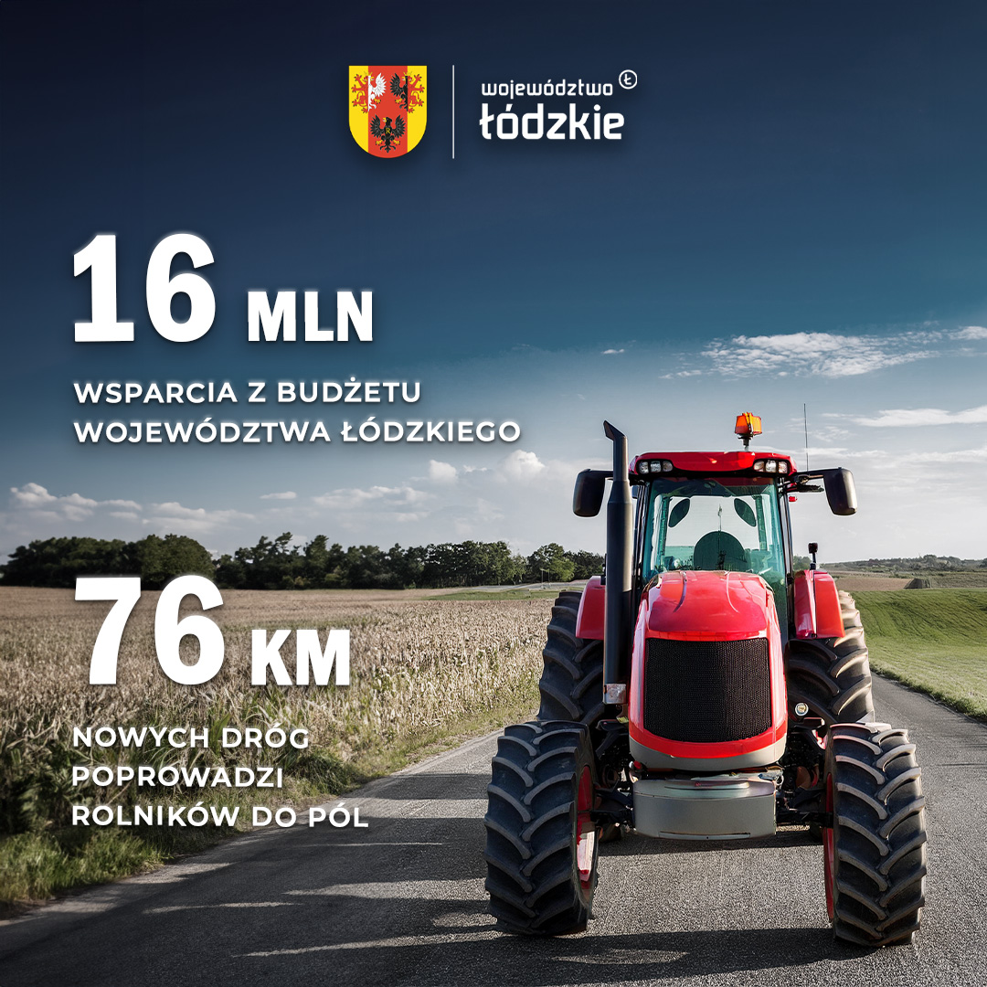 16 mln zł = 76 km nowych dróg